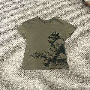 green big foot tshirt